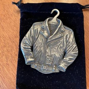 Harley Davidson 1999 HOG Pewter Christmas Ornament